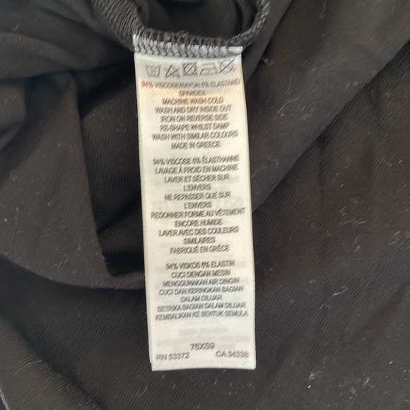 French Connection Black Mesh Top - Picture 6 of 9